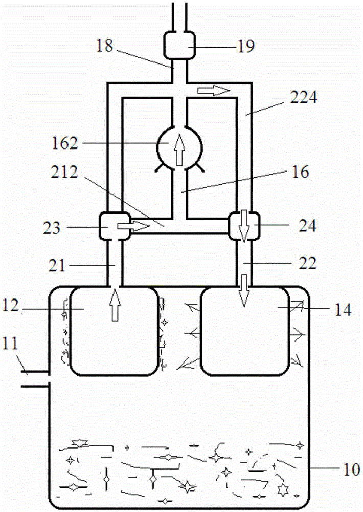 Back-blow dedusting system