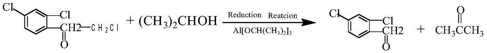 A method for cleaning and preparing 2,4-dichloro-α-chloromethyl benzyl alcohol
