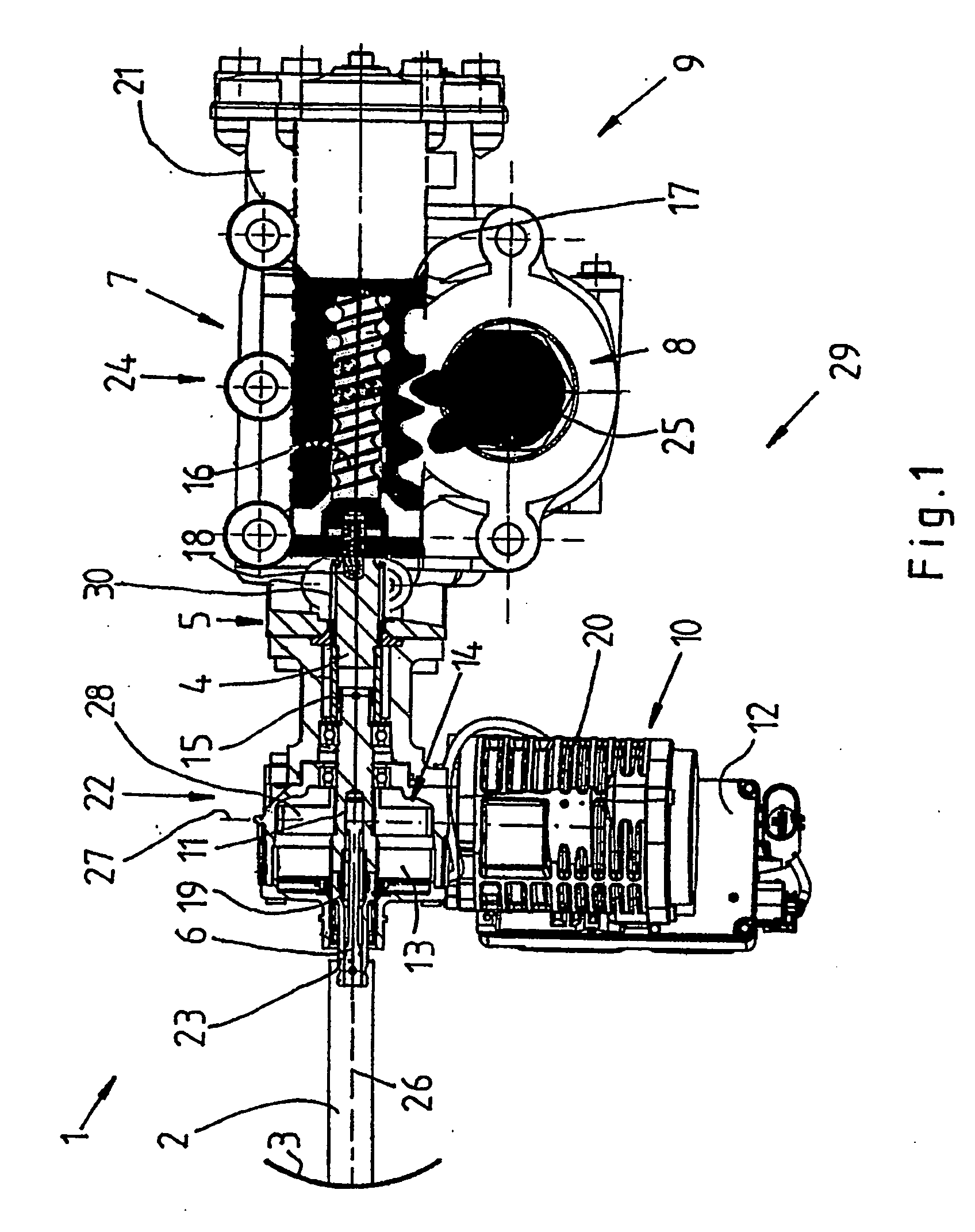 Steering system for a vehicle