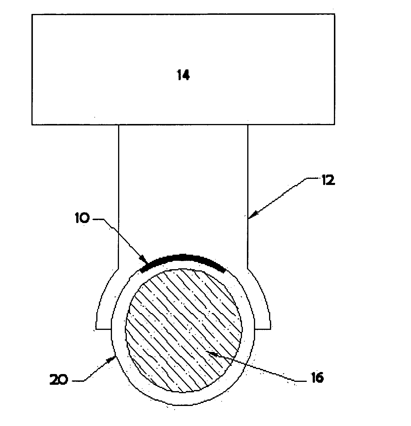 Method for embedding a marking substance in a device such as an insertion tube