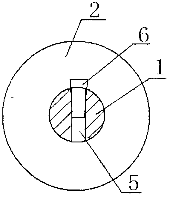 Semi-closed tool for forging hollow nuclear power main pipe
