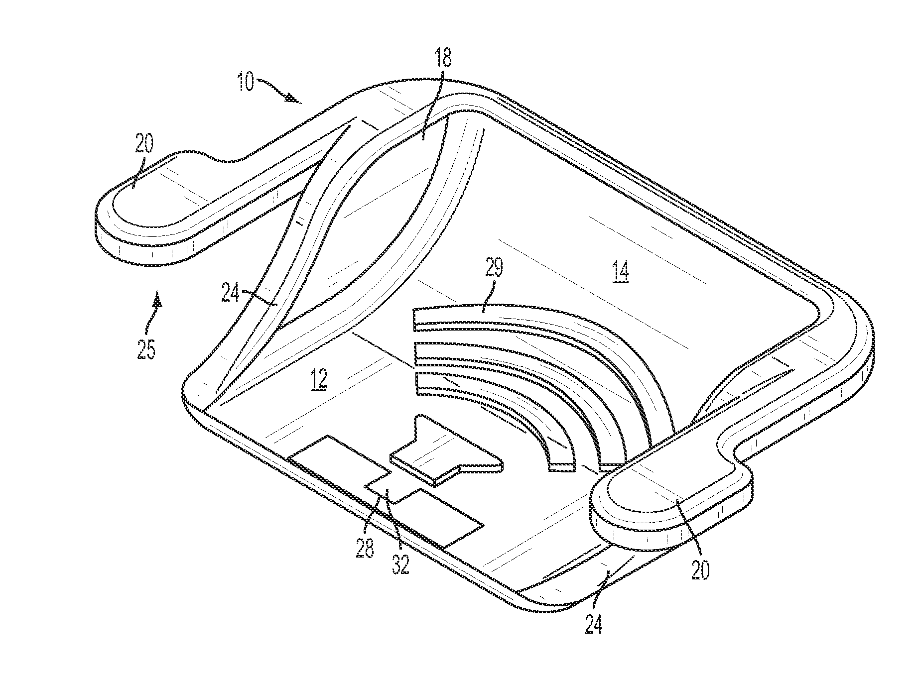 Sound reflector and electronic device with speaker, including sound reflector