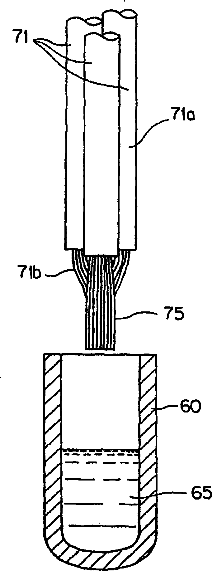 Method for waterproofing connection part of covered wire