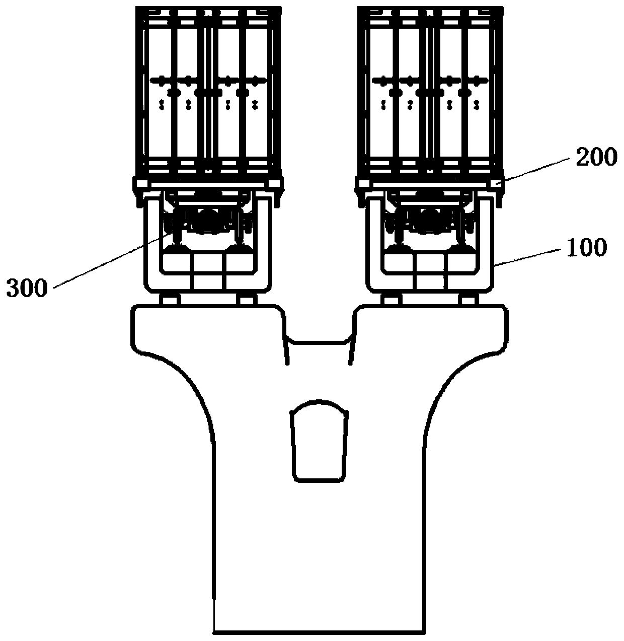 Embedded rail transit transportation system