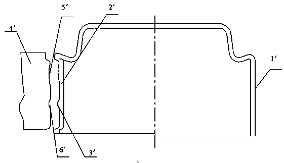 Spinning technology for two-stage-type plate belt pulley and tool special for spinning technology