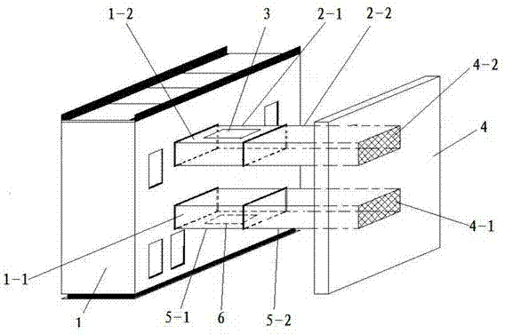 Energy storage inverter waste heat utilized temperature regulation system of energy storage device chamber