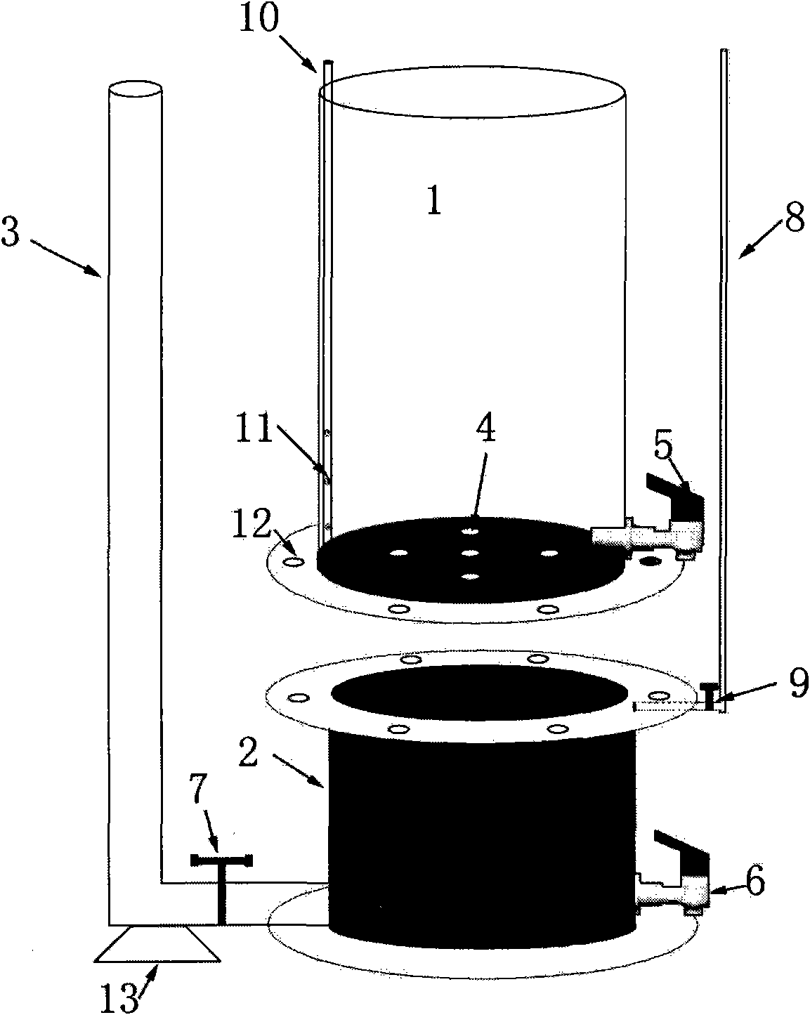 Device for root-leave undamaged separation culture of ocean-land submerged plants and method