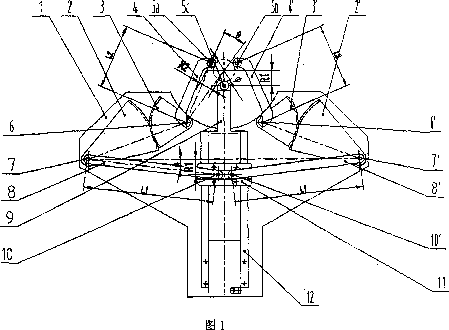 Automatic centering central frame