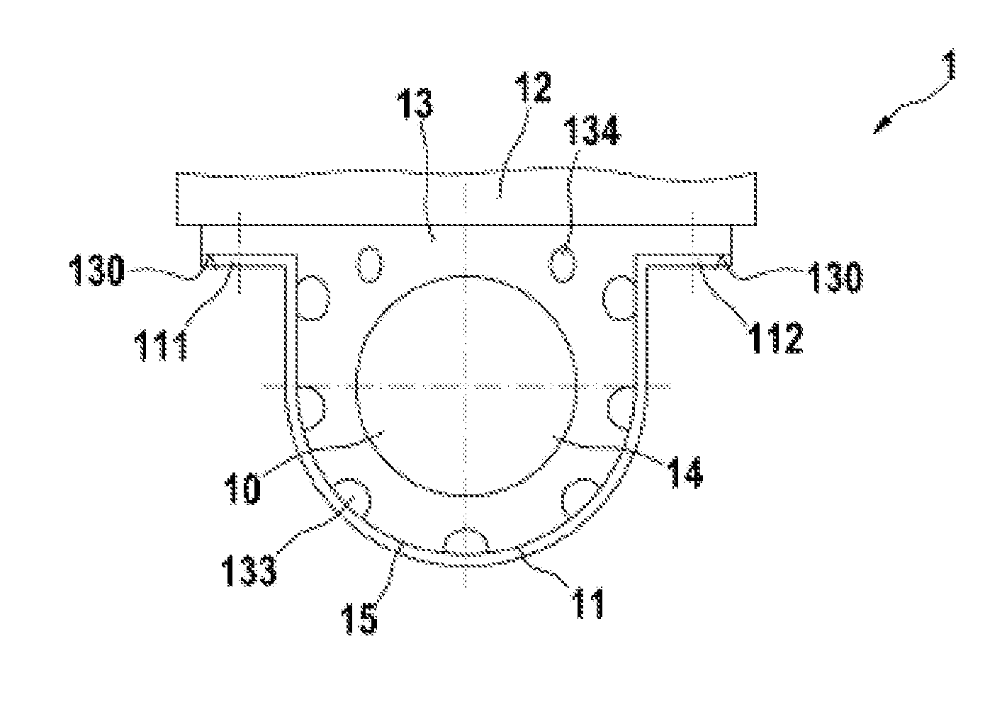 Holder for attaching an assembly