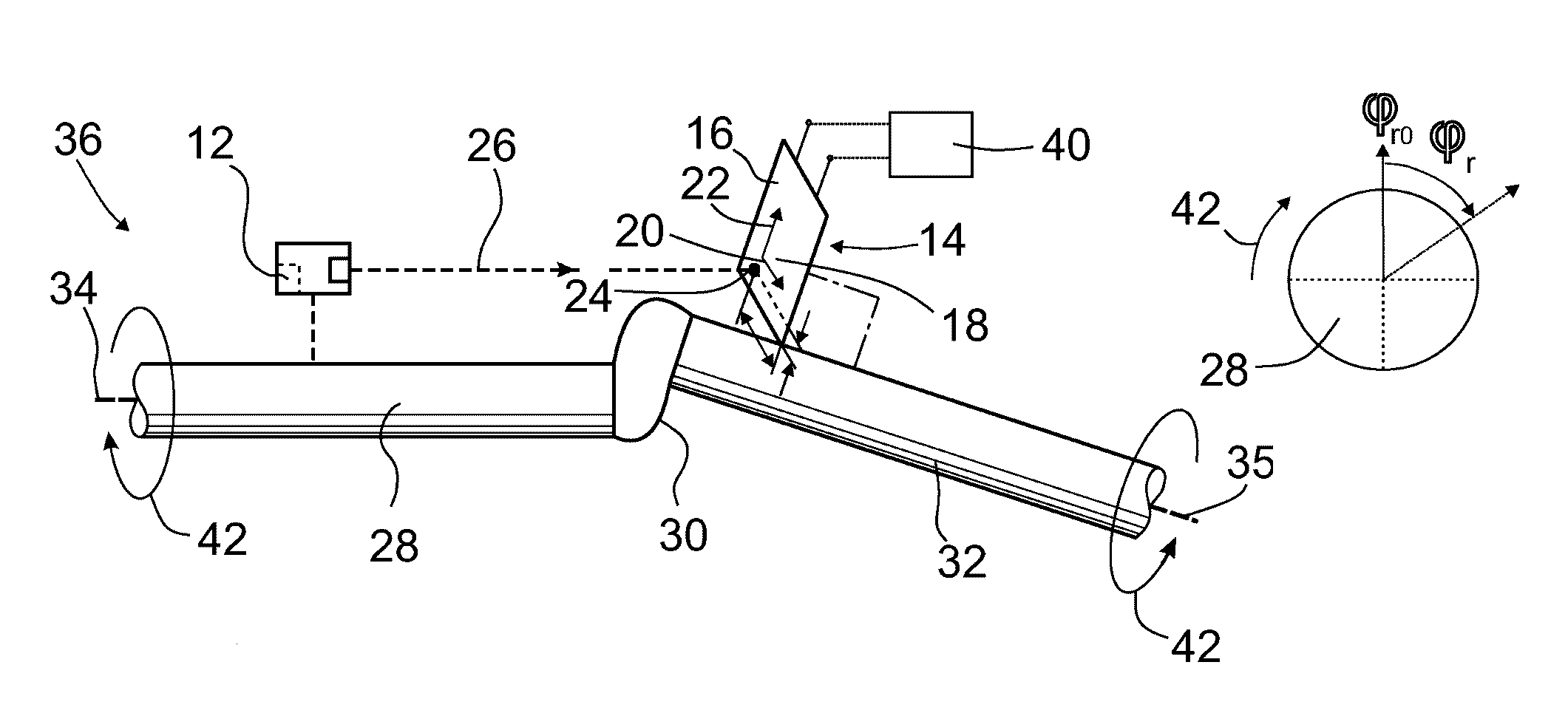 Method for determining a closed trajectory by means of a laser and a laser light sensor and apparatus for determining a closed trajectory curve