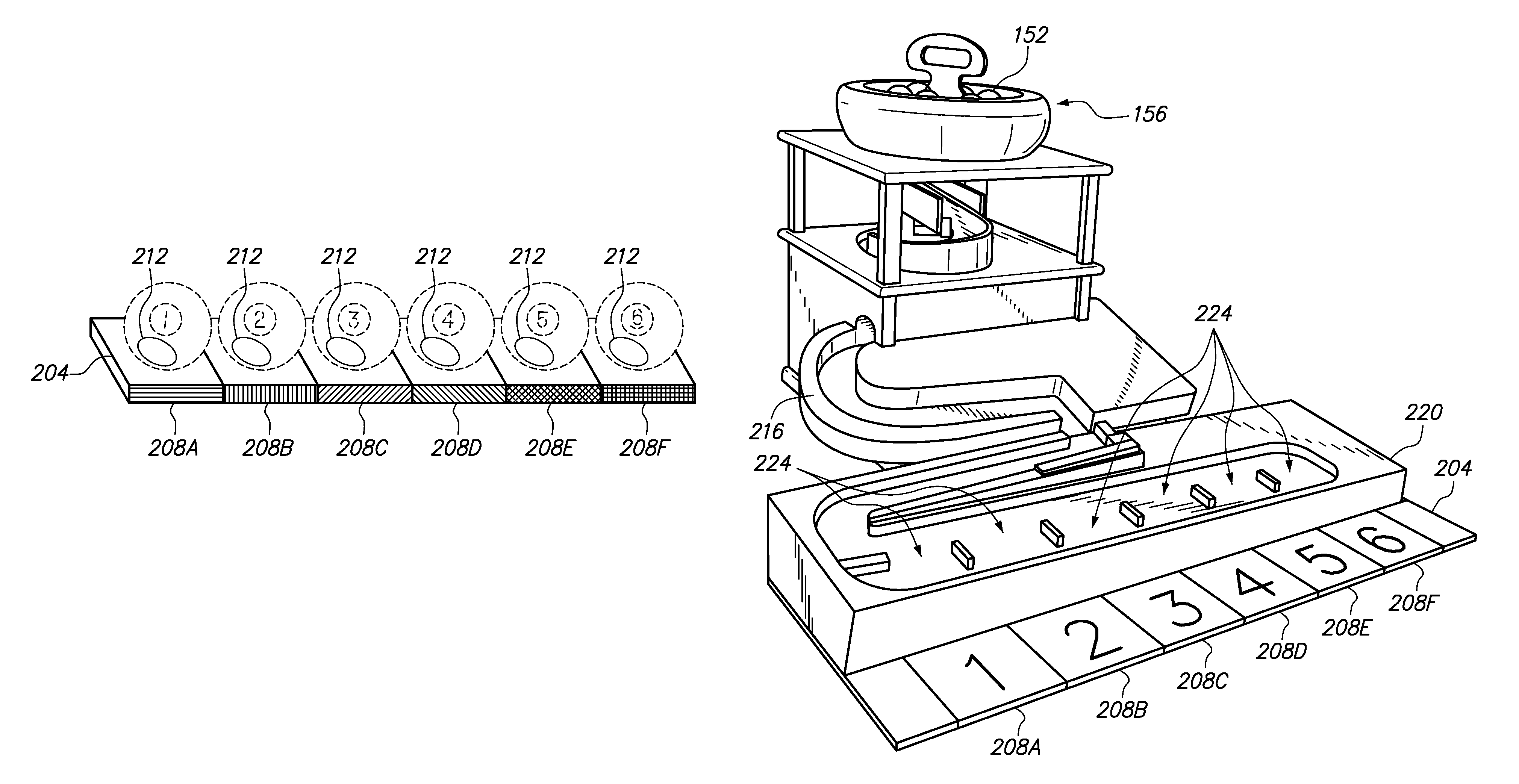 Billiard ball mixing device and wagering game