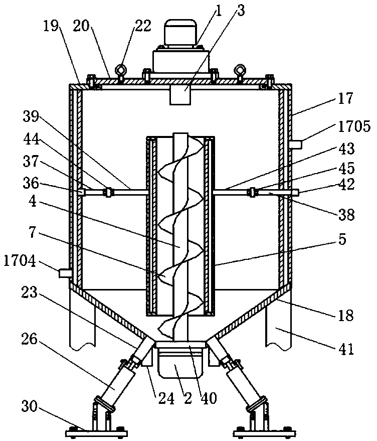 Efficient material mixing apparatus for rare earth production