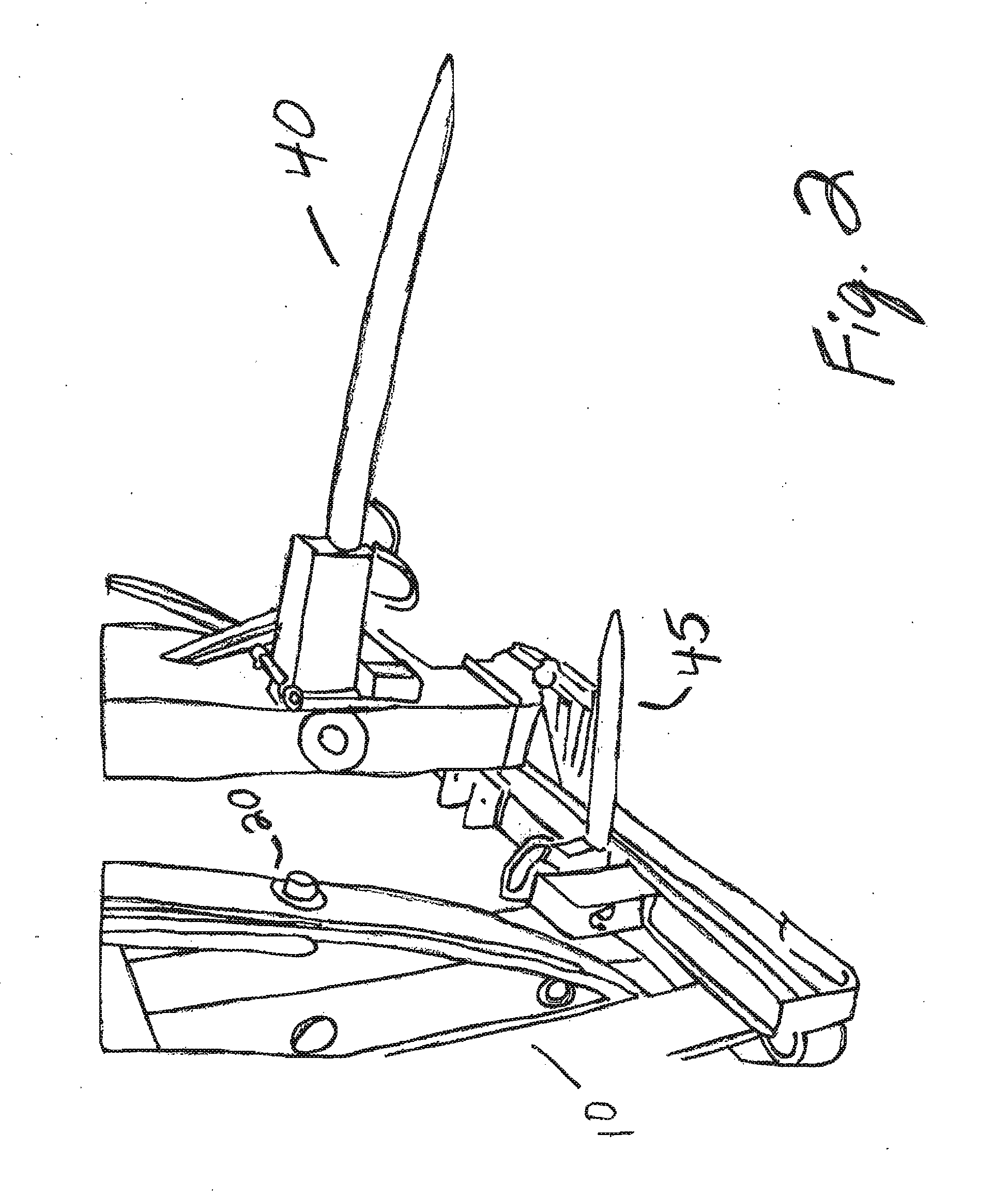Adjustable tractor attachment for moving hay bales