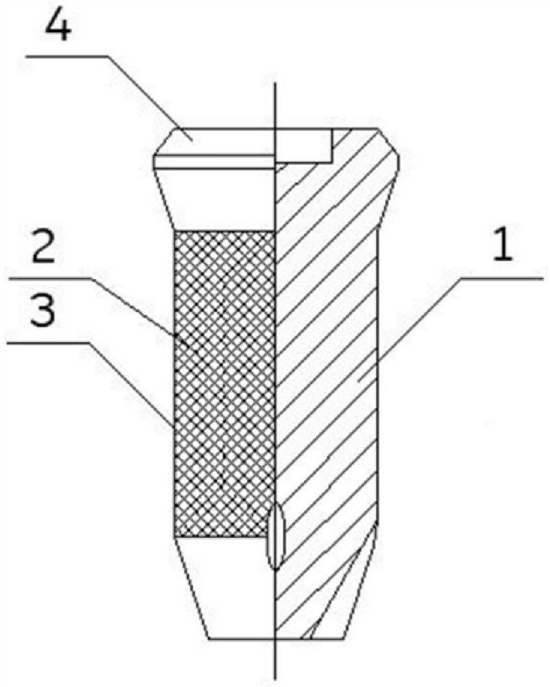 An osteoinductive dental implant