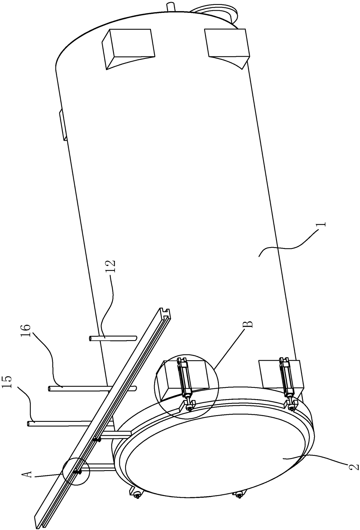 Freeze dryer and defrosting circulation system applied to freeze dryer