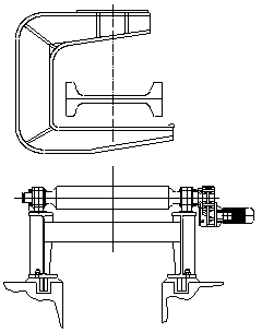 Hook head of steel hooking machine