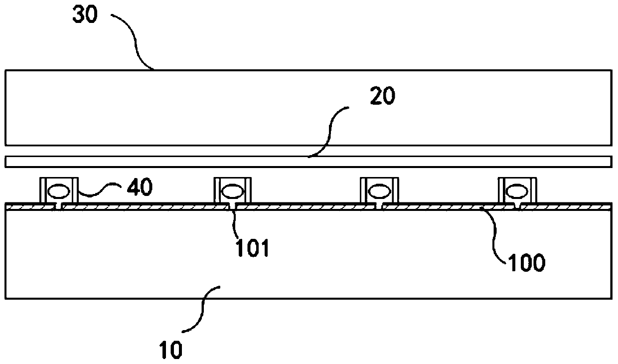 A kind of 360 degree transparent led glass and its preparation method