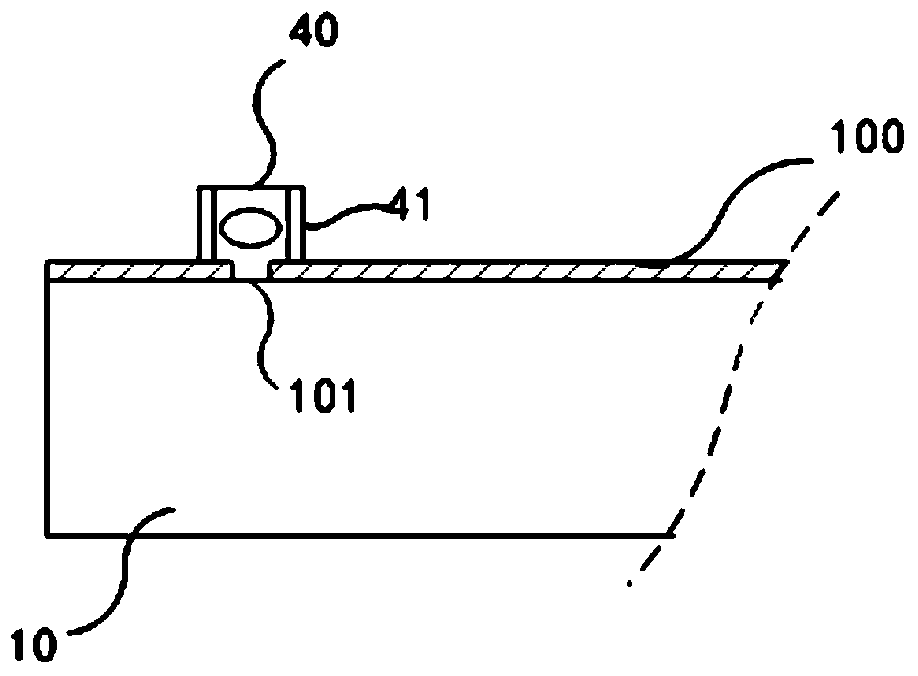 A kind of 360 degree transparent led glass and its preparation method