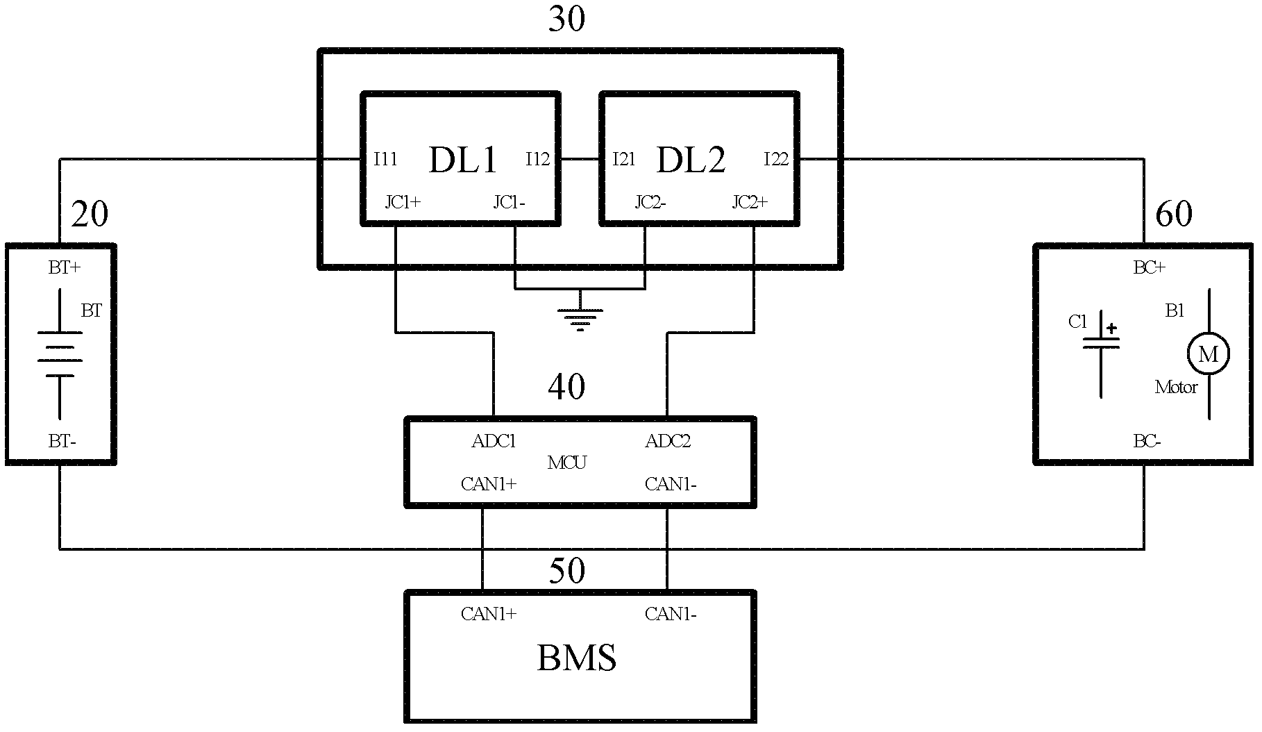 Method and device for double-precision SOC (state of charge) test of electric vehicle power battery