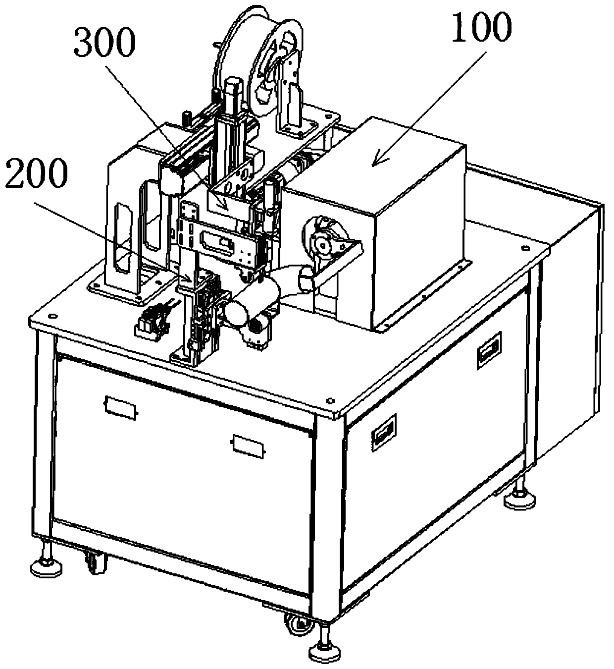 A multi-position thin-walled steel pipe welding device