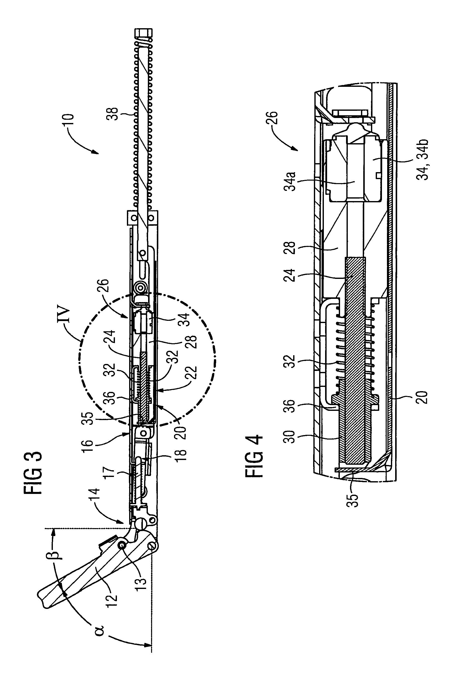 Oven door opening and closing device
