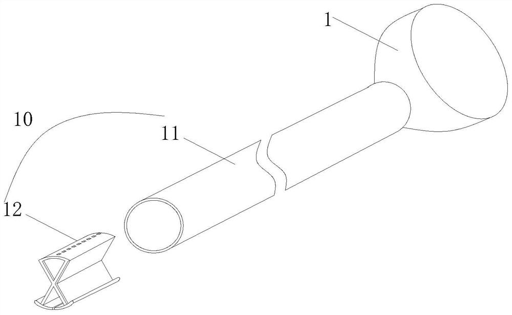 Drainage device for abdominal operation wound