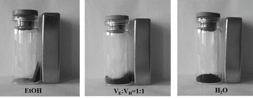 Method for preparing polyaniline-ferroferric oxide (PANI-Fe3O4) nanocomposite by solvothermal method