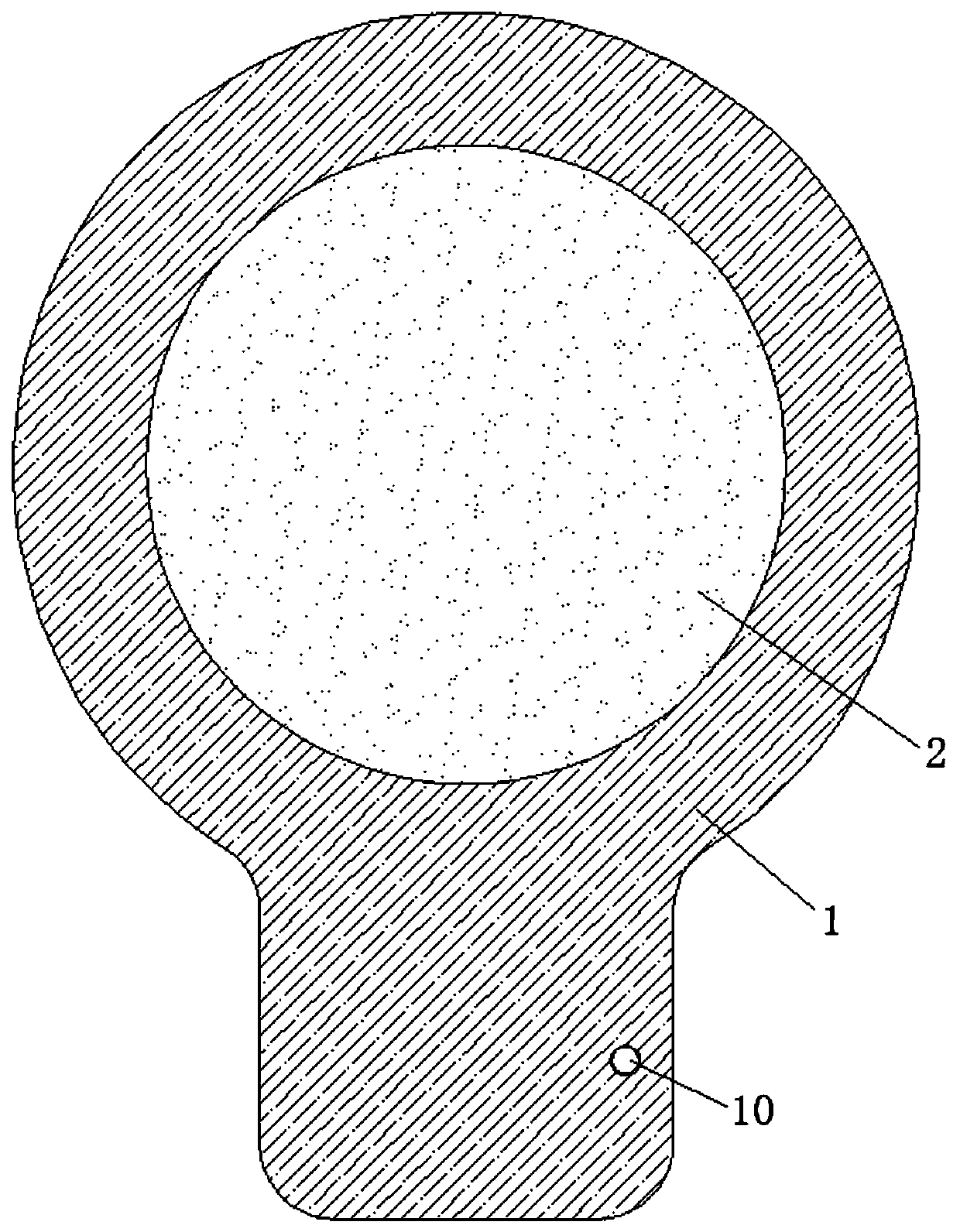 Fire-fighting unmanned aerial vehicle lens cleaning device capable of preventing smoking based on magnetic force change
