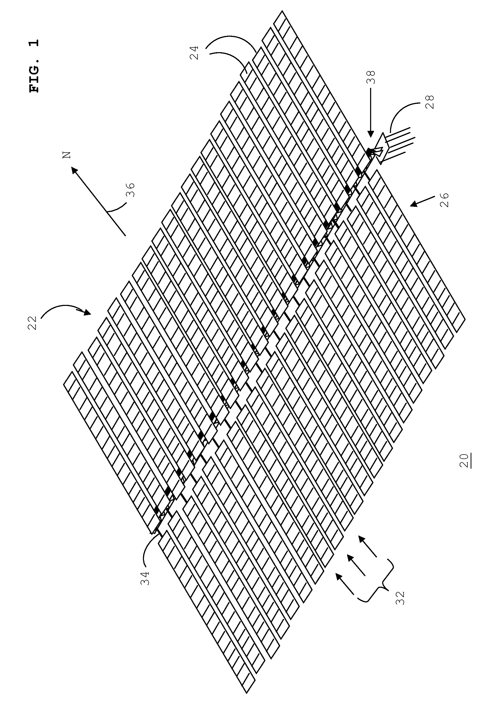 System for supporting energy conversion modules
