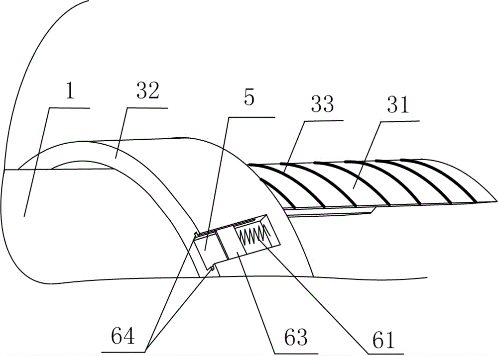 Petroleum pipeline connecting part with telescopic rod