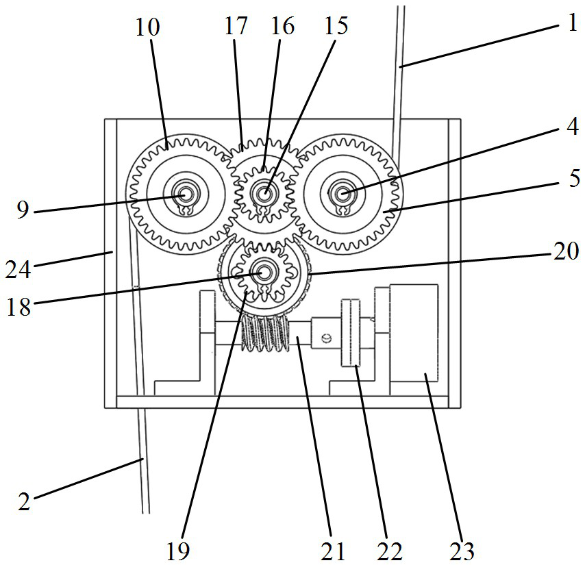 Power generation device driven by human knee and ankle joints