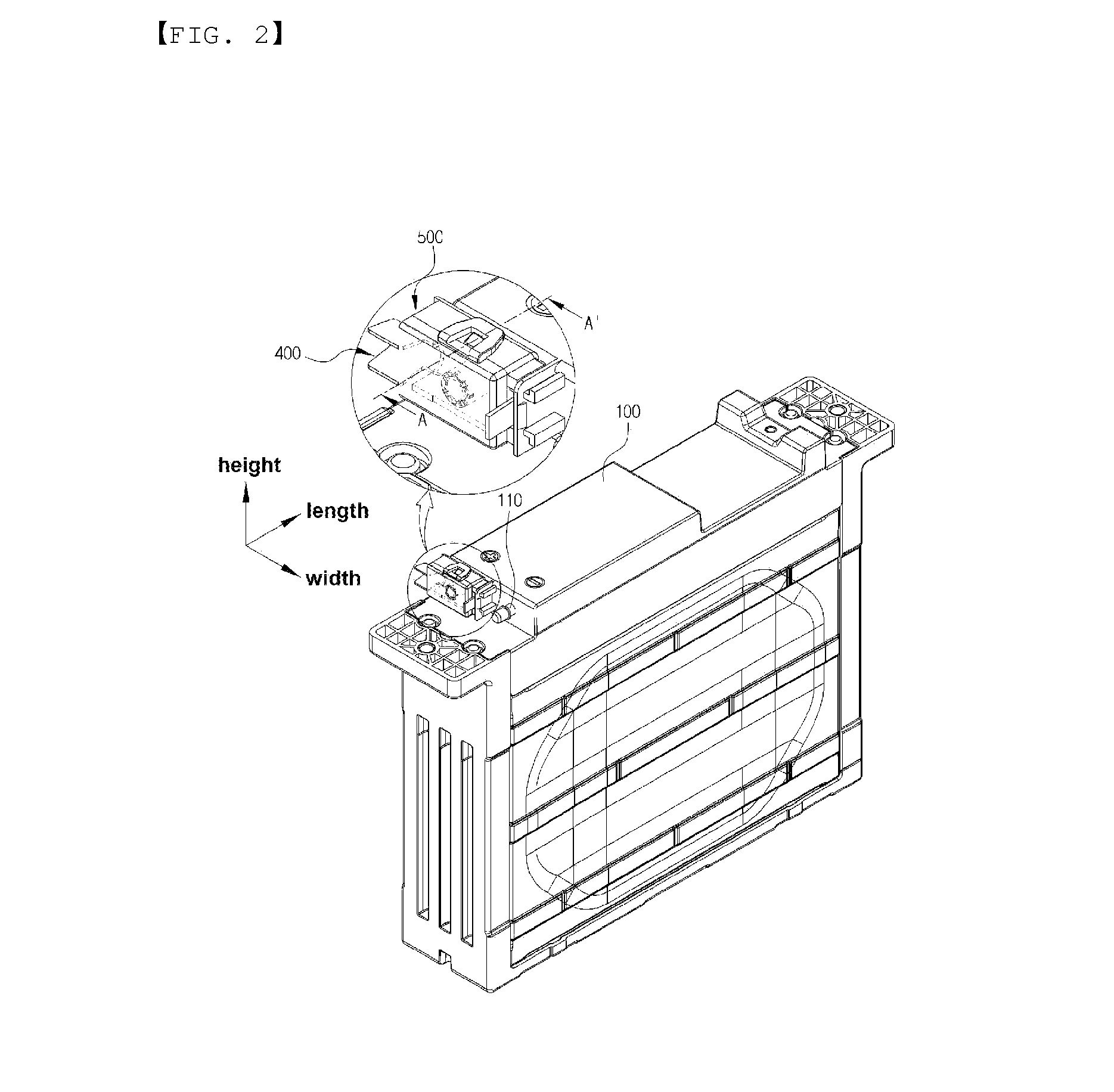 Device for Connecting Battery Module Electrode Terminal and Terminal