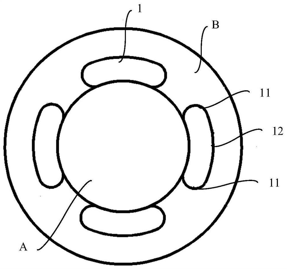 Machining method of kidney-shaped round hole