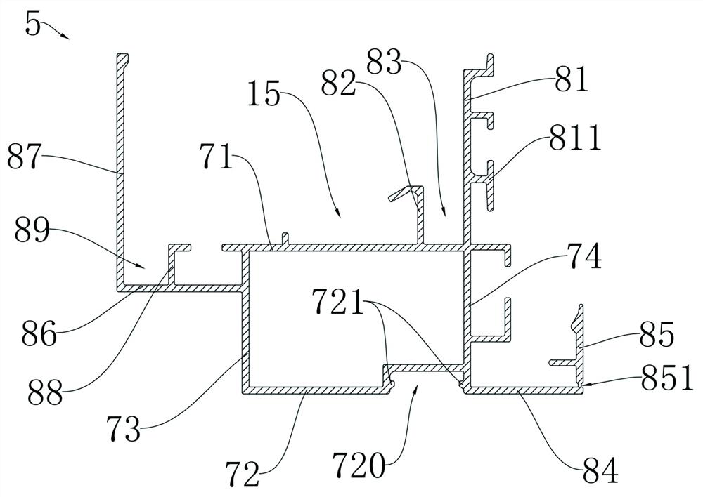 Multifunctional corner line profile used in suspended mode and suspended ceiling system applying same