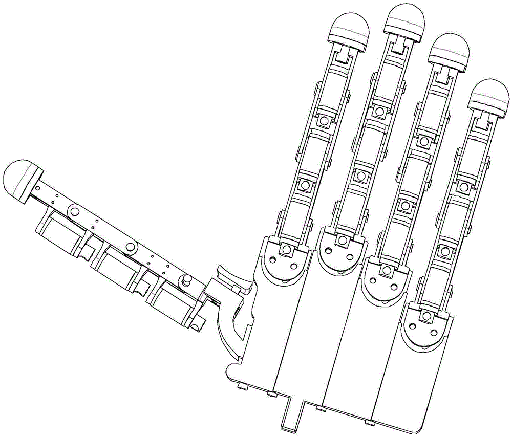 Multi-fingered dexterous hand based on FPA drive