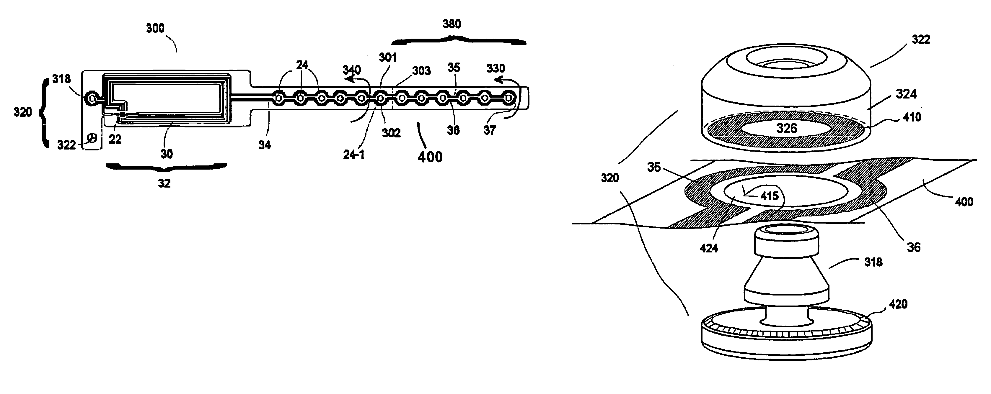Identification band using a conductive fastening for enhanced security and functionality