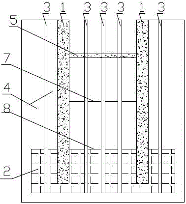 Freezing bottom-sealing construction method for deep foundation pit