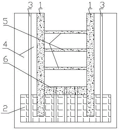 Freezing bottom-sealing construction method for deep foundation pit