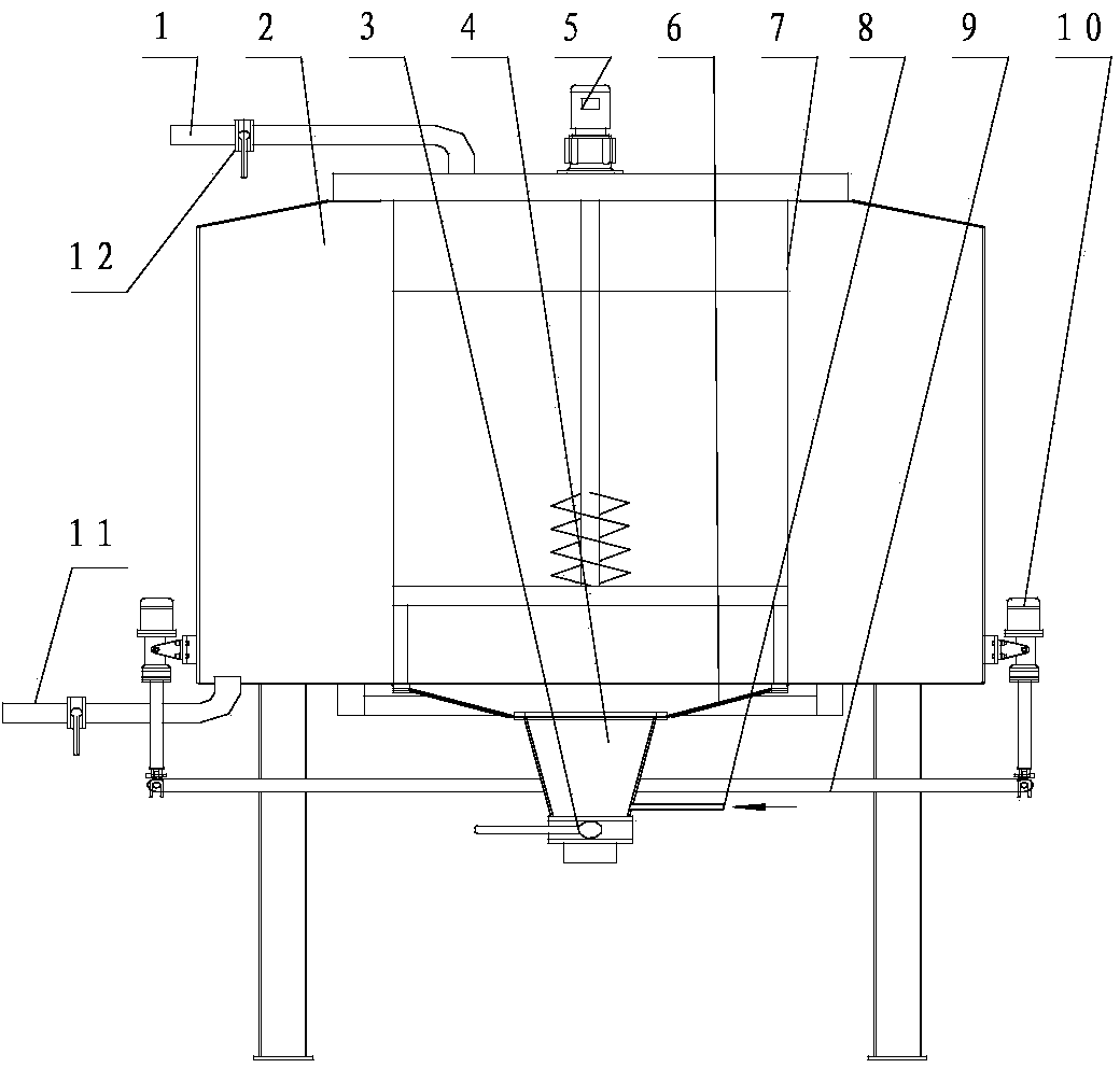 Solid-liquid separator with function of automatically separating and cleaning sundries in faeces