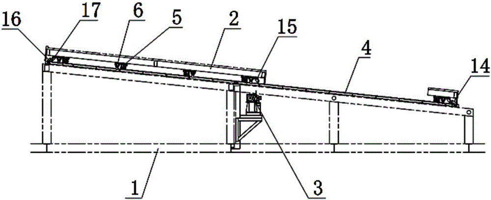 Bidirectional inclining type automatic open type skylight
