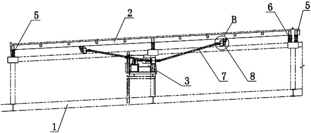 Bidirectional inclining type automatic open type skylight