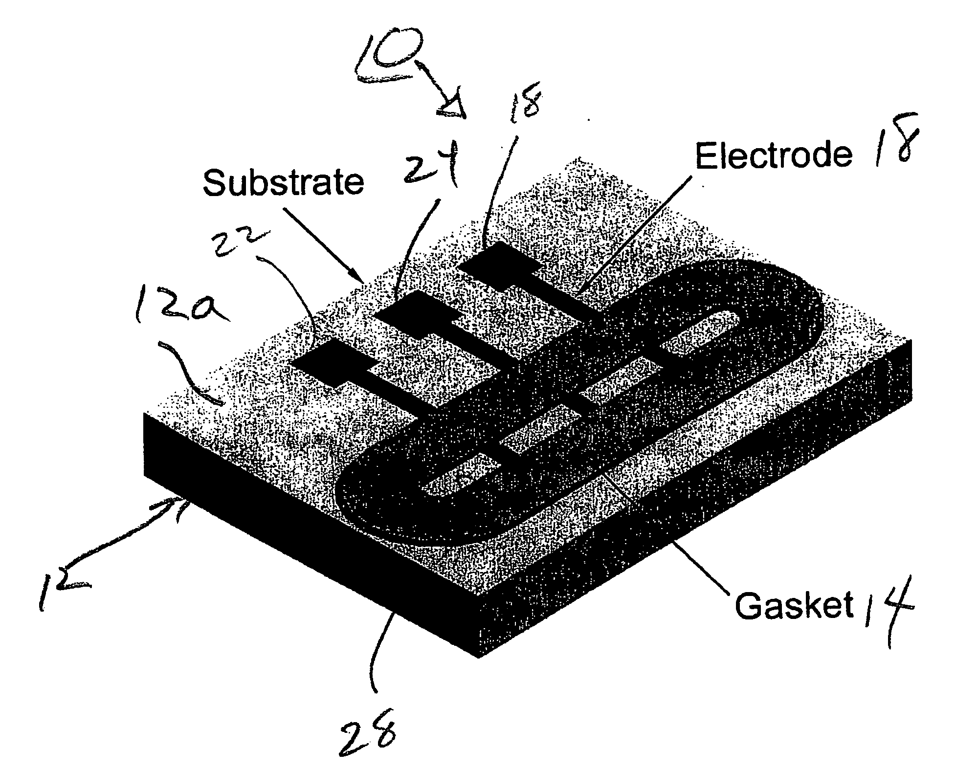 Electrochemical flow cell, an assembly of and a method of fabrication of the same
