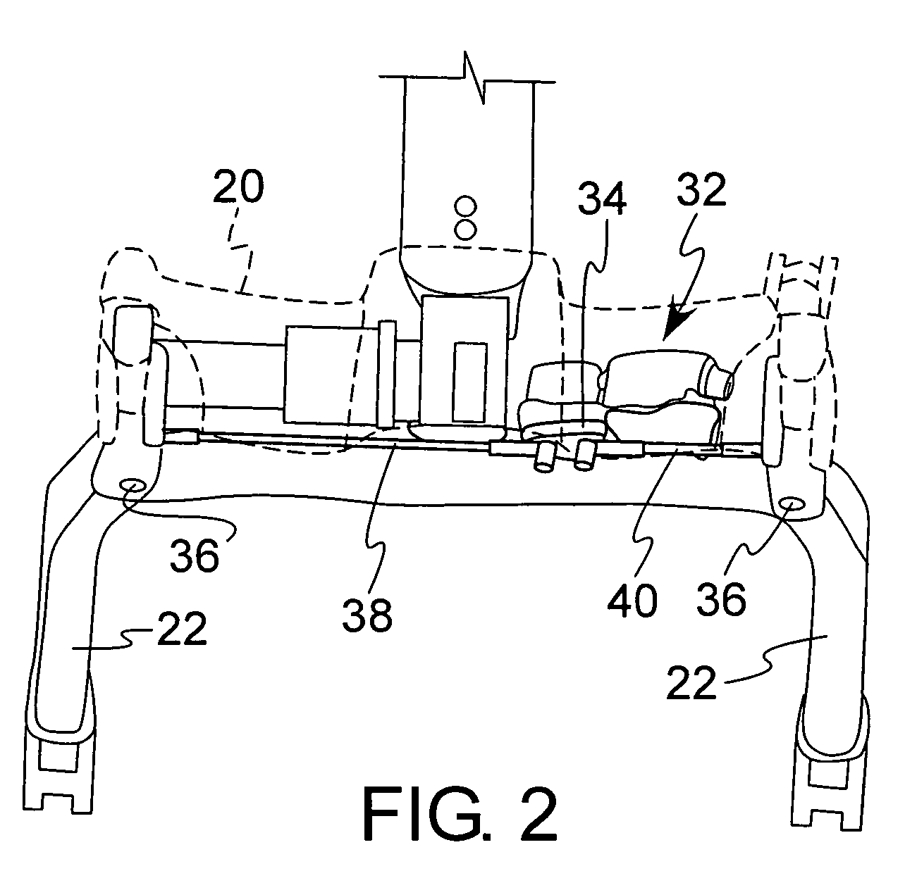 Load sensing safety device for vertical lift