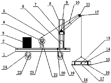 Lifting device for construction engineering