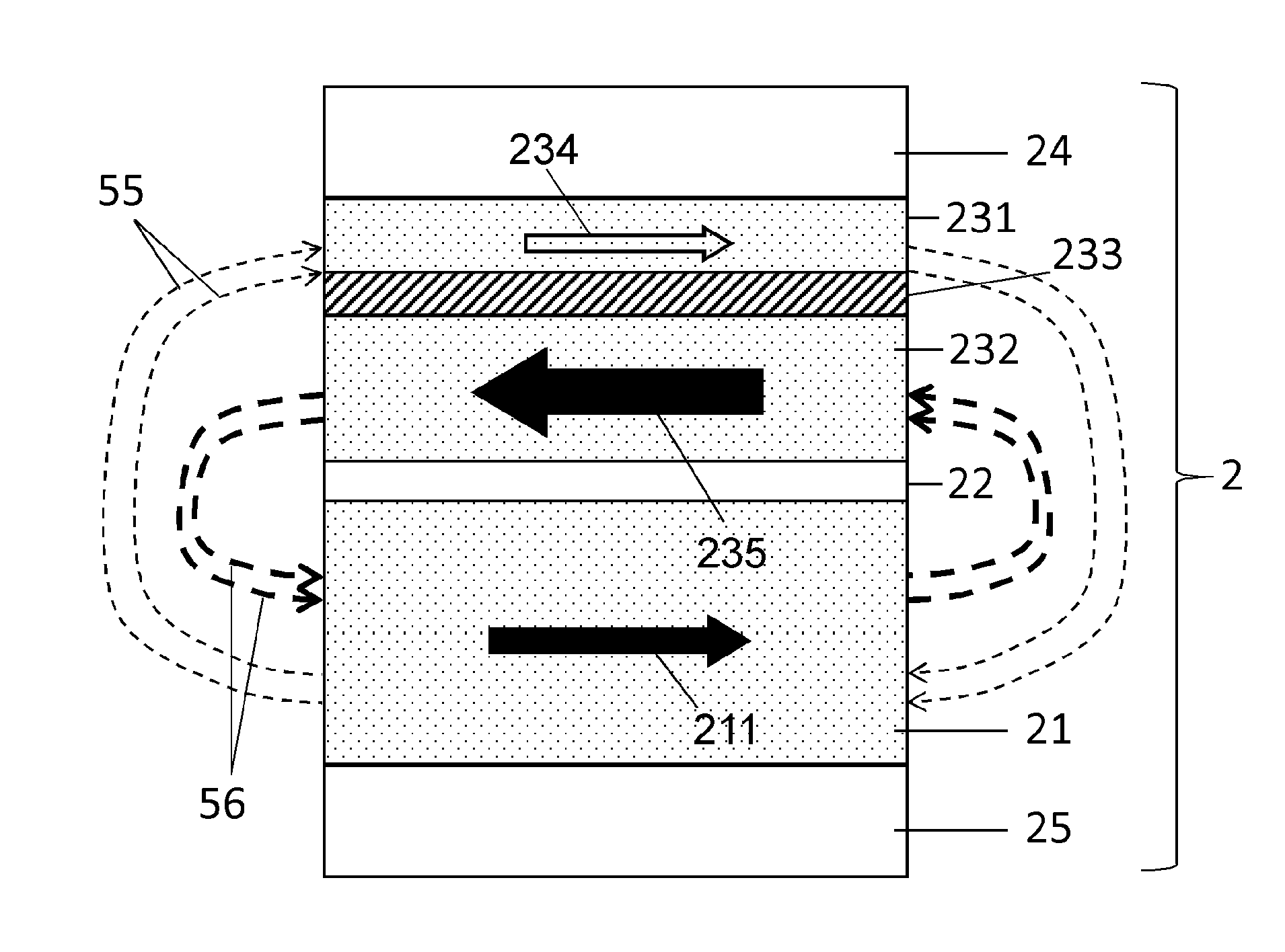 Magnetic random access memory (mram) cell and method for reading the mram cell using a self-referenced read operation