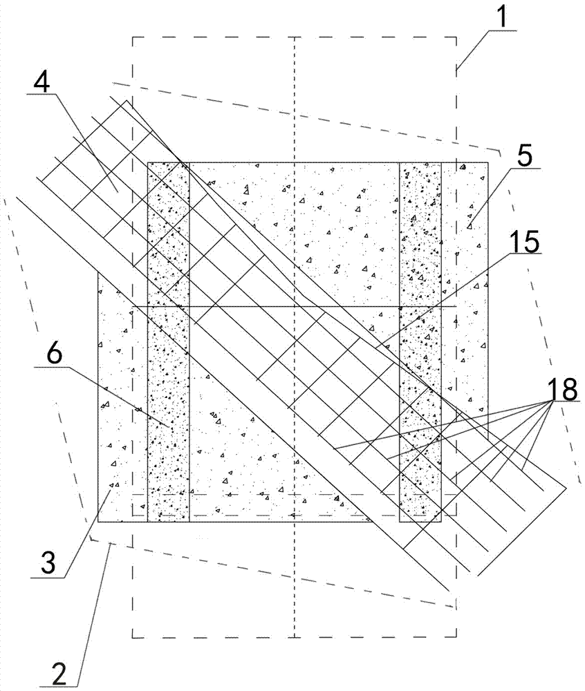 Combined construction method of cable-stayed bridge main beam and counterweight structure system of construction method