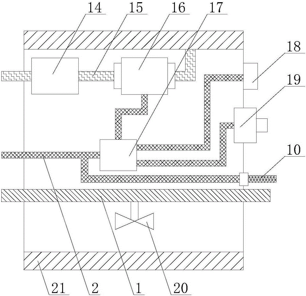 Environmental protection type under-well formation fracturing device
