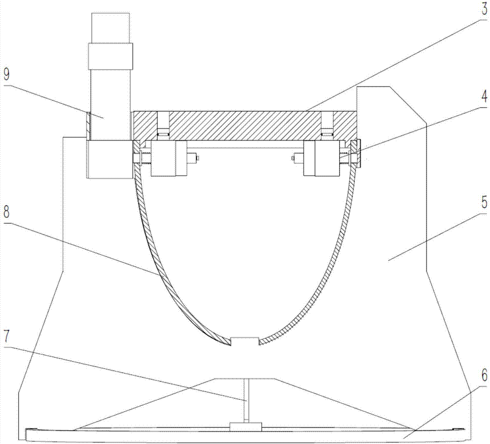 A releasable bottom sitting device for an underwater profiler