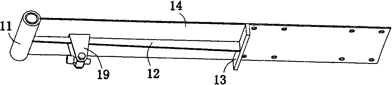 Backshaft connecting device of tricycle or quadricycle