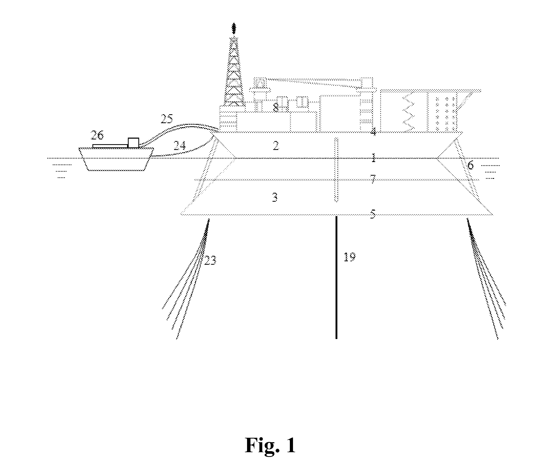 Butt joint octagonal frustum type floating production storage and offloading system
